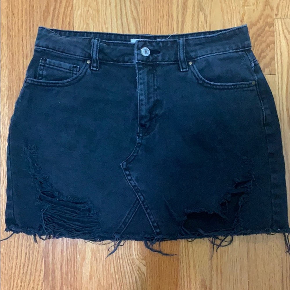 Pacsun Black Denim Skirt